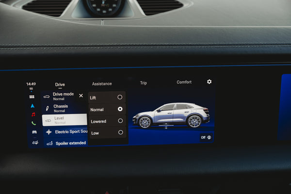 Porsche Macan 4S Electric 100kw/h ICE grey metallic