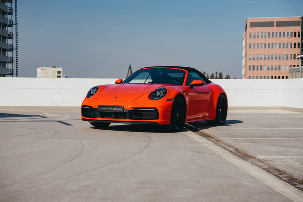 Porsche 992.1 Carrera cabrio3.0 PDK 385pk Lava orange