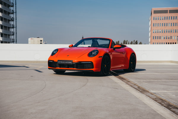 Porsche 992.1 Carrera cabrio3.0 PDK 385pk Lava orange