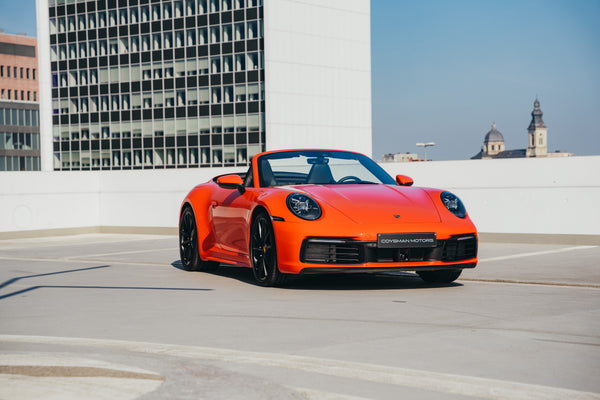 Porsche 992.1 Carrera cabrio3.0 PDK 385pk Lava orange