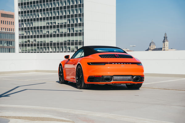 Porsche 992.1 Carrera cabrio3.0 PDK 385pk Lava orange