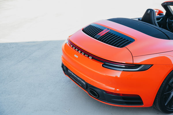 Porsche 992.1 Carrera cabrio3.0 PDK 385pk Lava orange